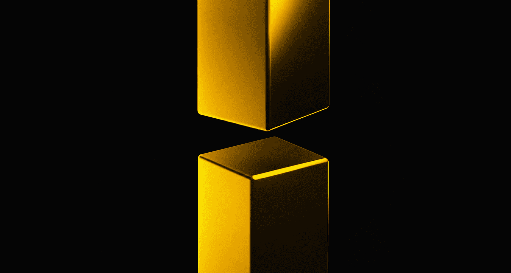 Catha Digital Golden 3D Blocks