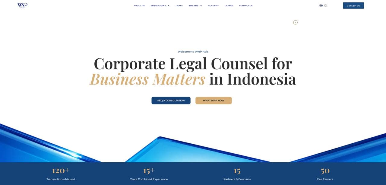 WNP Asia Website Interface and Stats